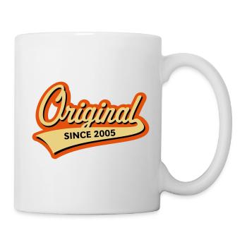Original Since 2005 (Year Of Birth, Birthday / 3C) - Mug - white - Right