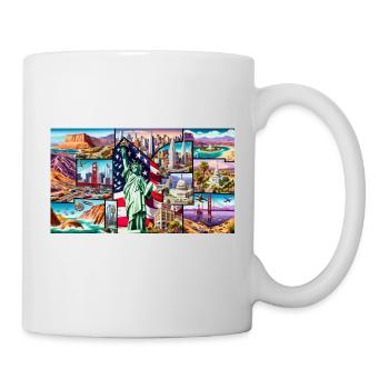 United States - Tasse - Weiß - Rechts