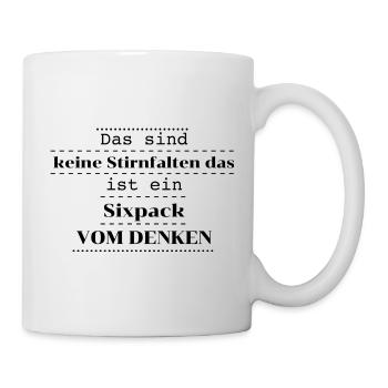 Dictons drôles pliant vs. pack de six - Mug blanc - blanc - Droite