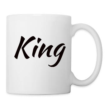 König - Tasse - Weiß - Rechts