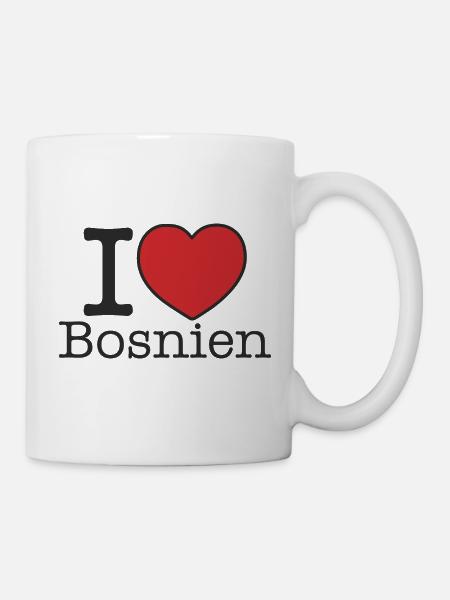 i love Bosnia - Mug - white