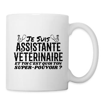 Assistant | Veto | Gift | Super Power - Mug - white - Right