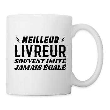 Super Delivery Man Humor Best Delivery Driver - Mug - white - Right