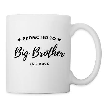 Großer Bruder 2025 - Tasse - Weiß - Rechts