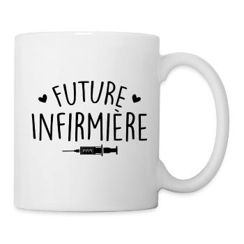 Future Infirmière - Mug blanc - blanc - Droite