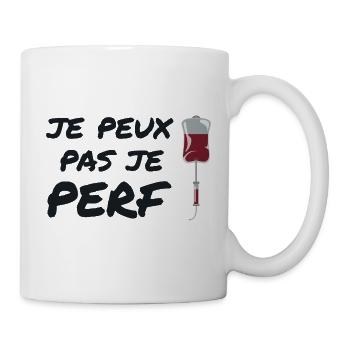 Ich kann nicht perf, Krankenschwester Humor Geschenkidee - Tasse - Weiß - Rechts