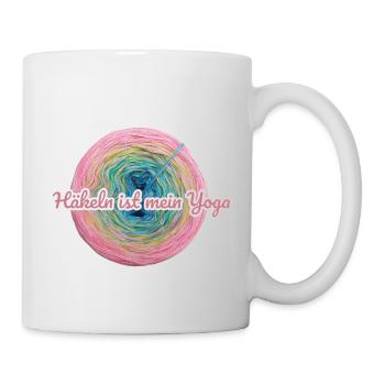 Häkeln ist mein Yoga - Tasse - Weiß - Rechts