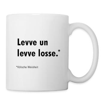 Levve un levve losse - Mug - white - Right