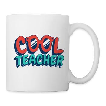 Cool Teacher - Cadeau parfait pour les professeurs cool - Mug blanc - blanc - Droite