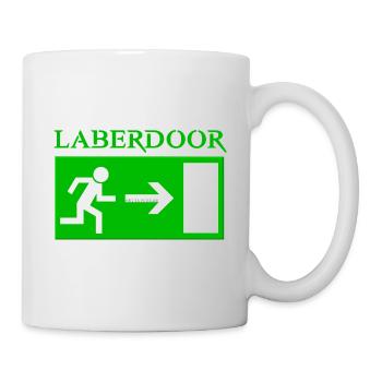 Laberdoor, Labrador, small talk not welcome - Mug - white - Right