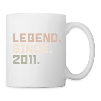 Legenden wurden im 2011 geboren Geschenkideen 2011 - Tasse - Weiß - Rechts