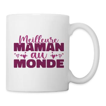 Die beste Mutter der Welt zum Muttertag - Tasse - Weiß - Rechts