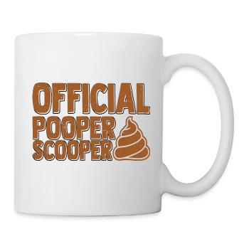 Official Pooper Scooper 27 - Tasse - Weiß - Rechts