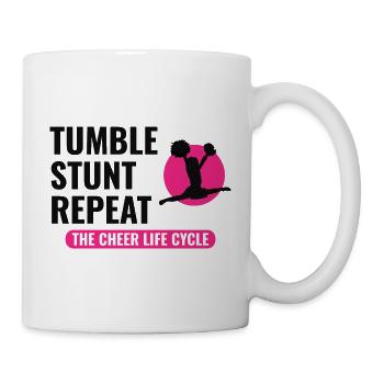pom-pom girl pom-pom girl acclamation drôle - Mug blanc - blanc - Droite
