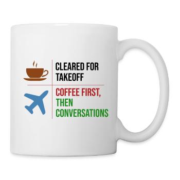 Air Traffic Controller Coffee ATC Aviation Humor - Mug - white - Right