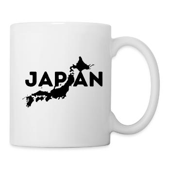 Japon carte géographique du pays - Mug blanc - blanc - Droite
