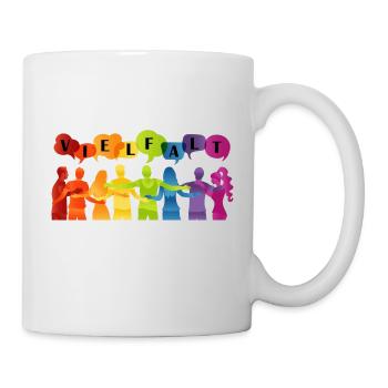 vielfalt - Tasse - Weiß - Rechts
