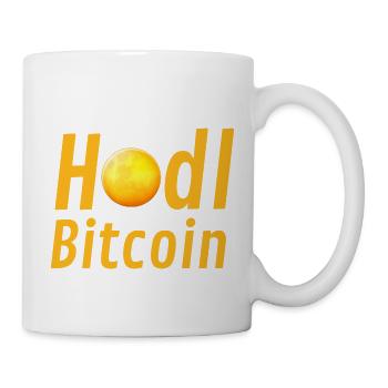 Hodl Bitcoin - Tasse - Weiß - Rechts