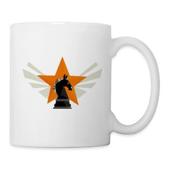 Chess knight / Schach Springer - Tasse - Weiß - Rechts