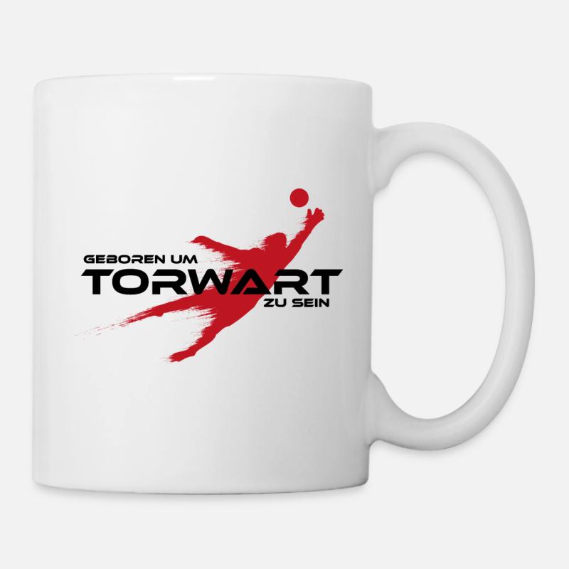 Torwart Spruch Geschenk - Tasse - Weiß