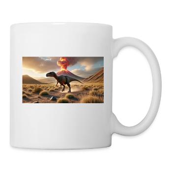 DinoFashion - Tasse - Weiß - Rechts