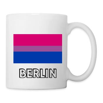 Bi Pride Flag Berlin - Mug - white - Right