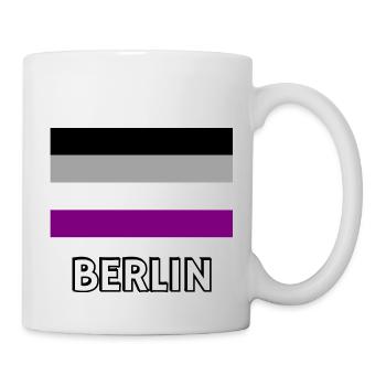 Asexuality Pride Flag Berlin - Mug - white - Right