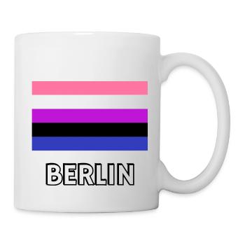 Genderfluid Pride Flag Berlin - Mug - white - Right