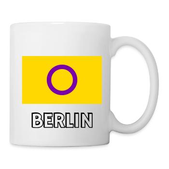 Intersex Pride Flag Berlin - Mug - white - Right