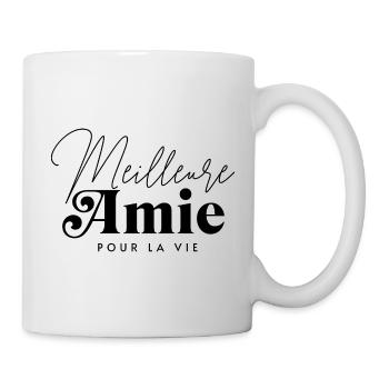 Meilleure amie pour la vie cadeau amie - Mug blanc - blanc - Droite