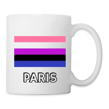 Genderfluid Pride Flag Paris - Mug - white - Right
