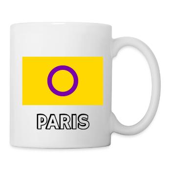 Intersex Pride Flagge Paris - Tasse - Weiß - Rechts