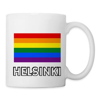 Pride Flag Helsinki - Mug - white - Right