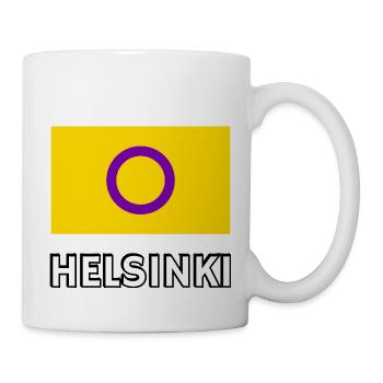 Intersex Pride Flag Helsinki - Mug - white - Right