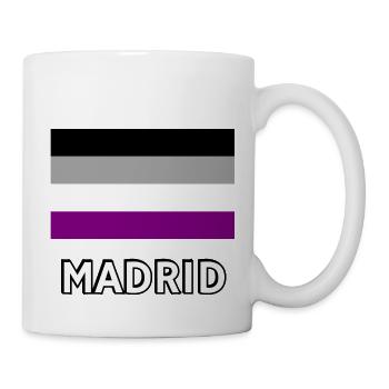 Asexuality Pride Flag Madrid - Mug - white - Right