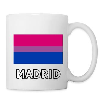 Bi Pride Flagge Madrid - Tasse - Weiß - Rechts