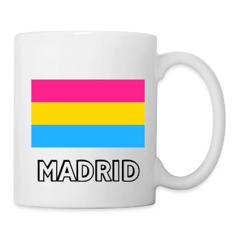 Pan Pride Flag Madrid - Mug - white - Right
