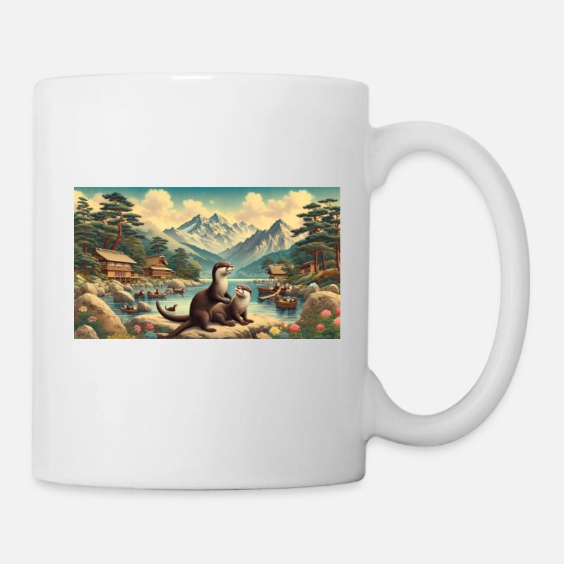 Otters's Haven - Mug blanc - blanc