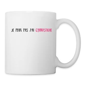 Ich kann keine Rhythmische Sportgymnastik haben - Tasse - Weiß - Rechts