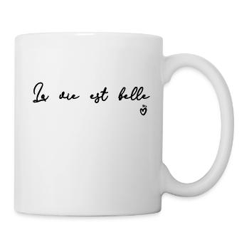 Life is Beautiful T-shirt - Mug - white - Right
