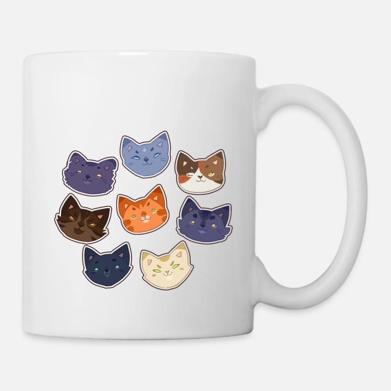 Warrior Cats Firestar Feuerstern Greystripe - Tasse - Weiß