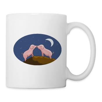 Pigs in love - Mug - white - Right