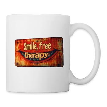 Smile free therapy - Mug - white - Right