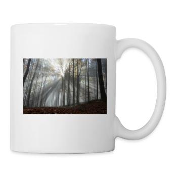 Das Leuchten des Waldes - Tasse - Weiß - Rechts