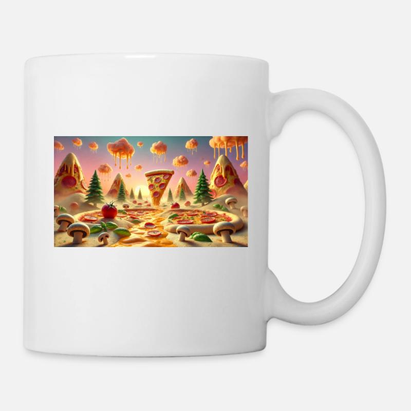 Pizza - Tasse - Weiß
