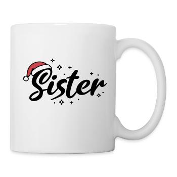 Santa Hat Sister Sister - Mug - white - Right