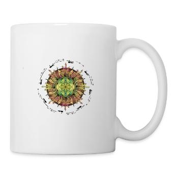 Flower Of Life color - Mug - white - Right