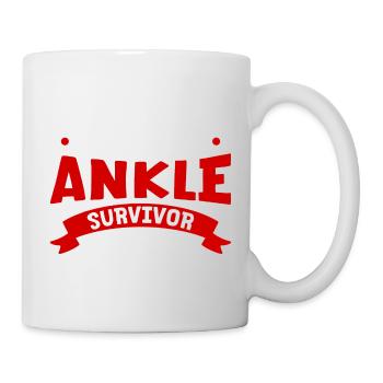 Broken Ankle Survivor 2 - Tasse - Weiß - Rechts