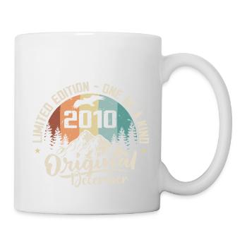 Anniversaire Décembre 2010 - Cadeau decembre 2010 - Mug blanc - blanc - Droite