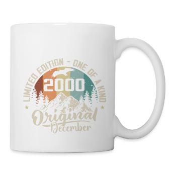 December 2000 Birthday - December 2000 Gift - Mug - white - Right